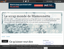 Tablet Screenshot of lescrapdemamounette.over-blog.com