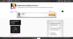 Desktop Screenshot of explorations.speleo.vercors.over-blog.com