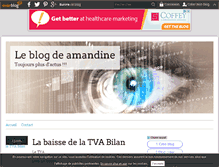 Tablet Screenshot of amandine777.over-blog.com