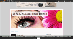 Desktop Screenshot of facultedessignes.over-blog.com