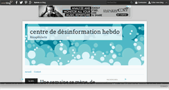 Desktop Screenshot of centrededesinformation.over-blog.com