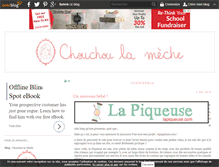 Tablet Screenshot of chouchoulameche.over-blog.com