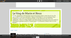 Desktop Screenshot of marieetnous.over-blog.com