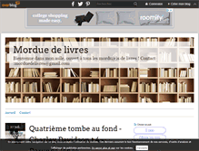 Tablet Screenshot of morduedelivres.over-blog.com