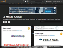 Tablet Screenshot of monde-animal.over-blog.com