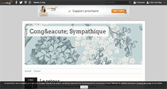 Desktop Screenshot of congesympathique.over-blog.com