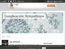 Tablet Screenshot of congesympathique.over-blog.com