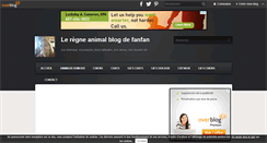 Desktop Screenshot of le-regne-animal.over-blog.com