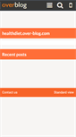 Mobile Screenshot of healthdiet.over-blog.com