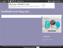 Tablet Screenshot of healthdiet.over-blog.com