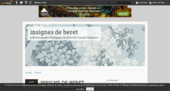 Desktop Screenshot of insigne-de-beret.over-blog.fr
