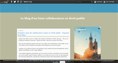 Desktop Screenshot of etudiantendroitpublic.over-blog.com