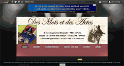 Desktop Screenshot of des.mots-et-des.actes.over-blog.com