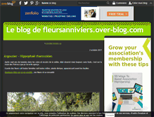 Tablet Screenshot of fleursanniviers.over-blog.com