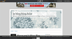 Desktop Screenshot of blog.folie.over-blog.com