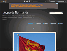 Tablet Screenshot of leopardsnormands.over-blog.com