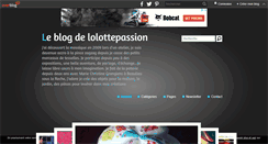 Desktop Screenshot of lolottepassion.over-blog.com