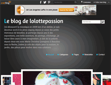 Tablet Screenshot of lolottepassion.over-blog.com