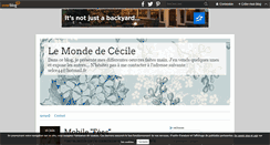 Desktop Screenshot of lemondedececile.over-blog.fr
