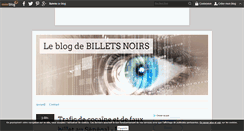 Desktop Screenshot of billetsnoirs.over-blog.fr