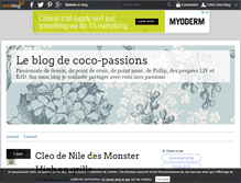 Tablet Screenshot of coco-passions.over-blog.com