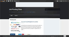 Desktop Screenshot of jobpostingsites.over-blog.com