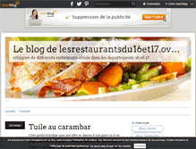 Tablet Screenshot of lesrestaurantsdu16et17.over-blog.com