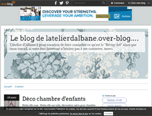 Tablet Screenshot of latelierdalbane.over-blog.com
