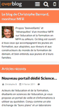 Mobile Screenshot of christophebernard.over-blog.com