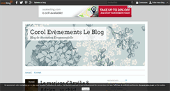 Desktop Screenshot of corol-evenements.over-blog.com