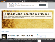 Tablet Screenshot of calie.over-blog.com