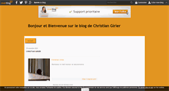 Desktop Screenshot of christiangirier.over-blog.com