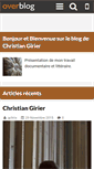 Mobile Screenshot of christiangirier.over-blog.com