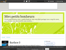 Tablet Screenshot of mespetitsbonheurs.over-blog.com