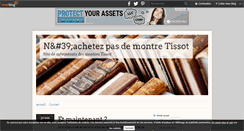 Desktop Screenshot of n-achetez-pas-de-montre-tissot.over-blog.com