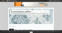 Desktop Screenshot of cosmetiques-addict.over-blog.com