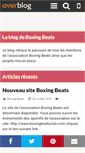 Mobile Screenshot of boxingbeats.over-blog.fr