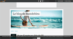 Desktop Screenshot of mondebleu.over-blog.com