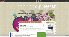 Desktop Screenshot of planeteloisirs.over-blog.fr