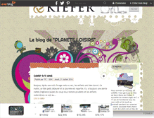 Tablet Screenshot of planeteloisirs.over-blog.fr