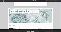 Desktop Screenshot of lescarlinsdemilie.over-blog.fr