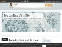 Tablet Screenshot of lescarlinsdemilie.over-blog.fr