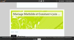 Desktop Screenshot of mathildeetconstant.over-blog.com