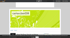 Desktop Screenshot of cartercher038.over-blog.com