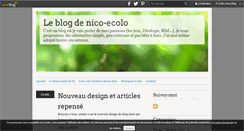 Desktop Screenshot of nico-ecolo.over-blog.com