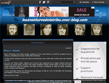 Tablet Screenshot of lesaventuresdelatribu.over-blog.com