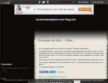 Tablet Screenshot of lacuisinedestephane.over-blog.com
