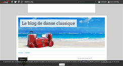Desktop Screenshot of danseclassiquelove.over-blog.fr