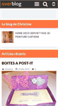 Mobile Screenshot of christinecreation.over-blog.com