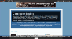 Desktop Screenshot of correspondanses.over-blog.com